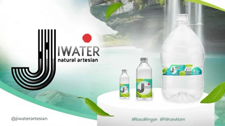Galon Jiwater 15L dan botol Jiwater natural artesian
